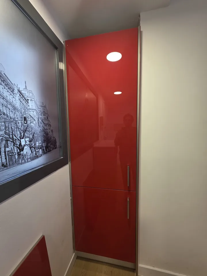Antes: Columna del frigorífico
