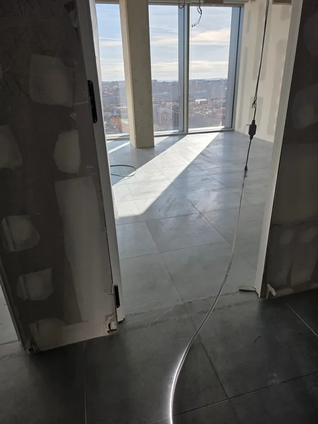 Espacio en obra antes de la intervención
